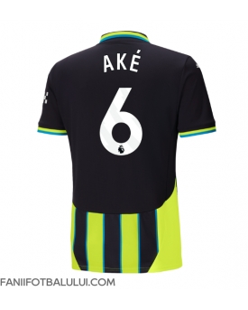 Manchester City Nathan Ake #6 Tricou Fotbal Replică 2024-25 Barbati Deplasare